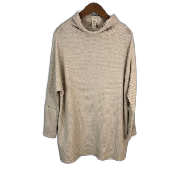 We The Free For Free People Beige Kitty Knit Thermal Size Medium - Picture 5 of 16